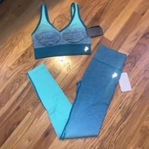 Blue Ombré Sports Bra - NWT S-M-L